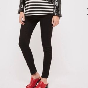 NWOT Topshop Maternity Belly Belt Leigh jeans in black Size 14